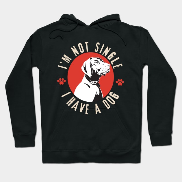 I'm Not Single I Have A Dog Golden Retriever Hoodie by DesignArchitect